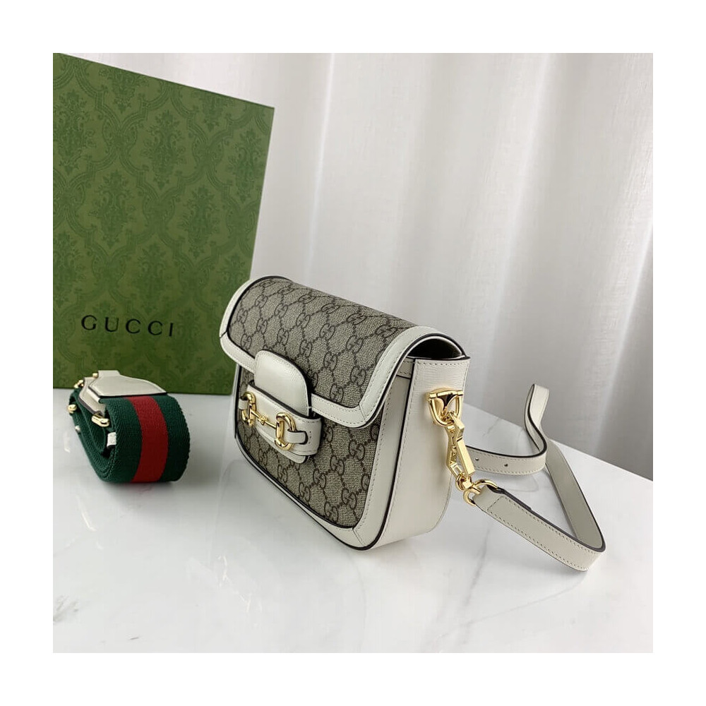 Gucci Horsebit 1955 Mini Bag in GG Supreme 658574