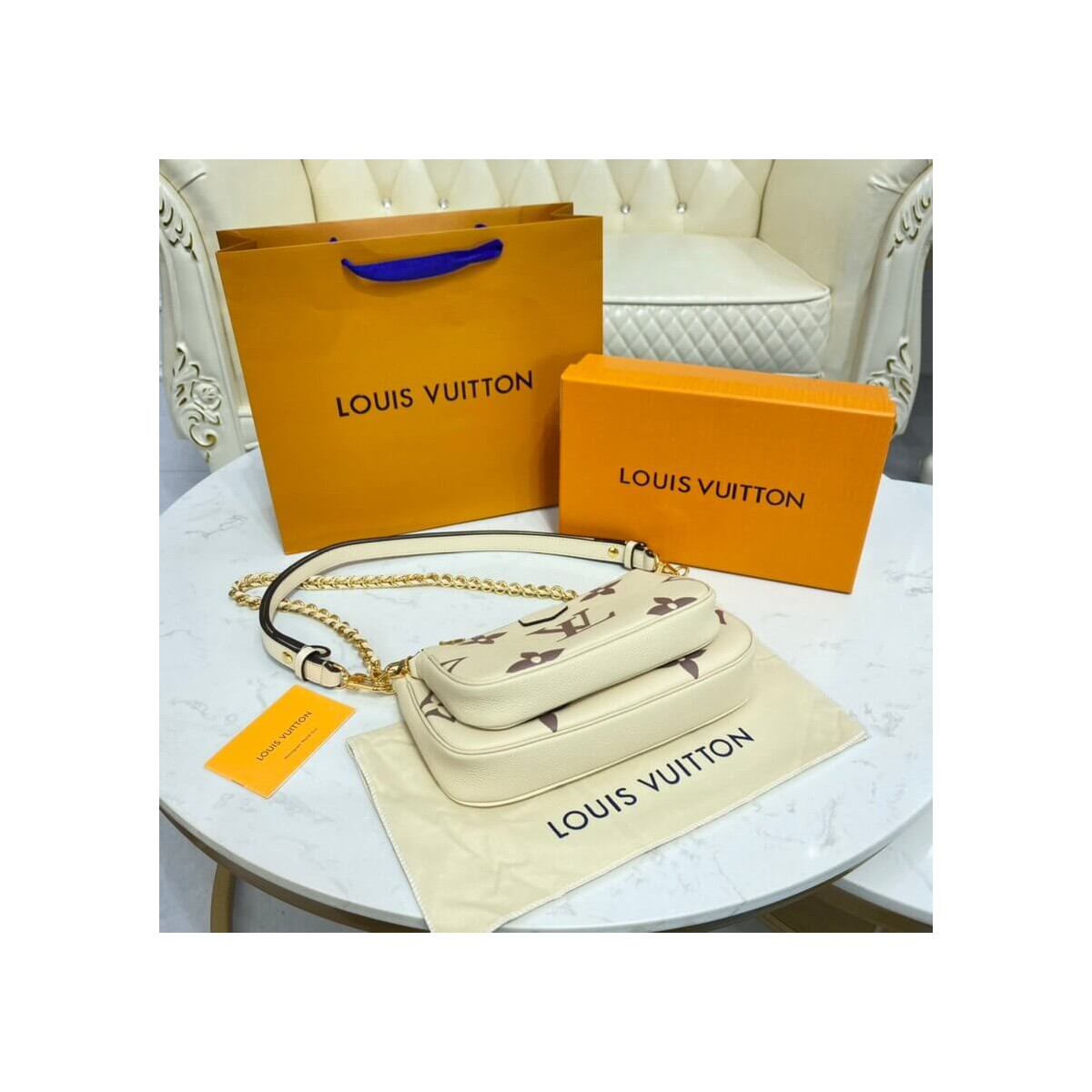 Louis Vuitton Bicolor Multi Pochette Accessoires M45777