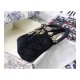 Christian Dior Velvet Mini Lady Dior Bag M505S