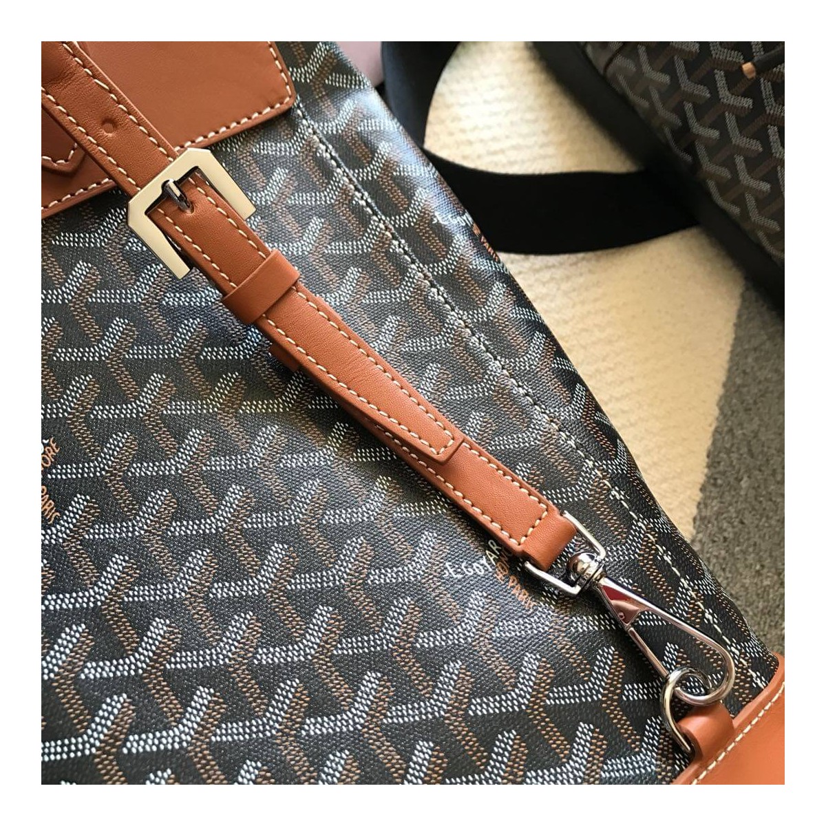 Goyard Calfskin Alpin Backpack 169555