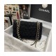 Chanel  Classic Flap Bag in Black Tweed 1112