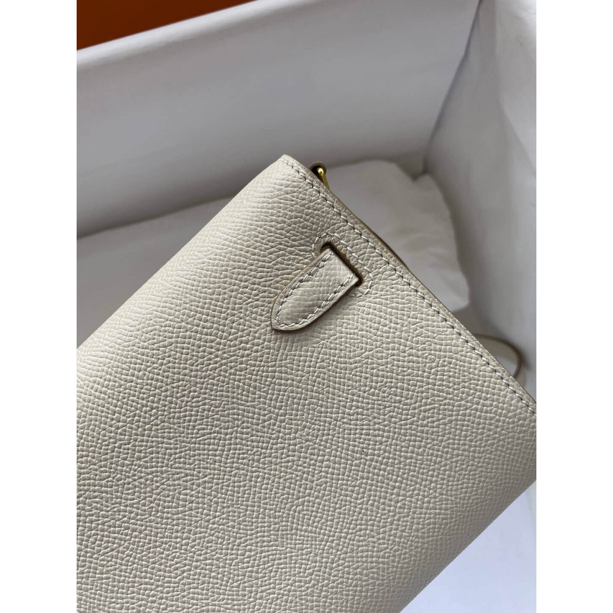 Hermes Kelly Wallet to Go Woc 499041 Off-White