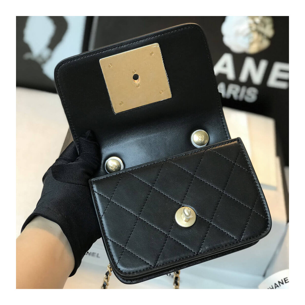 Chanel Mini Flap Evening Bag B01961