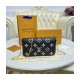 Louis Vuitton Bicolor Monogram Empreinte Leather Felicie Pochette M80482