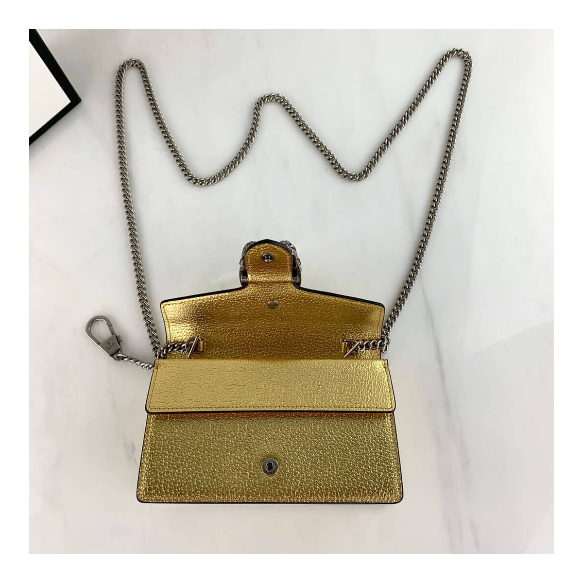 Gucci Gold Dionysus Super Mini Bag 476432