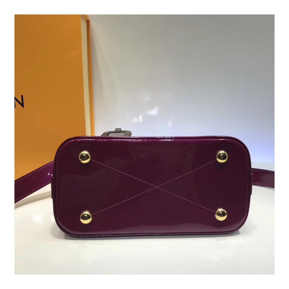 Louis Vuitton Patent Leather Alma BB M54785