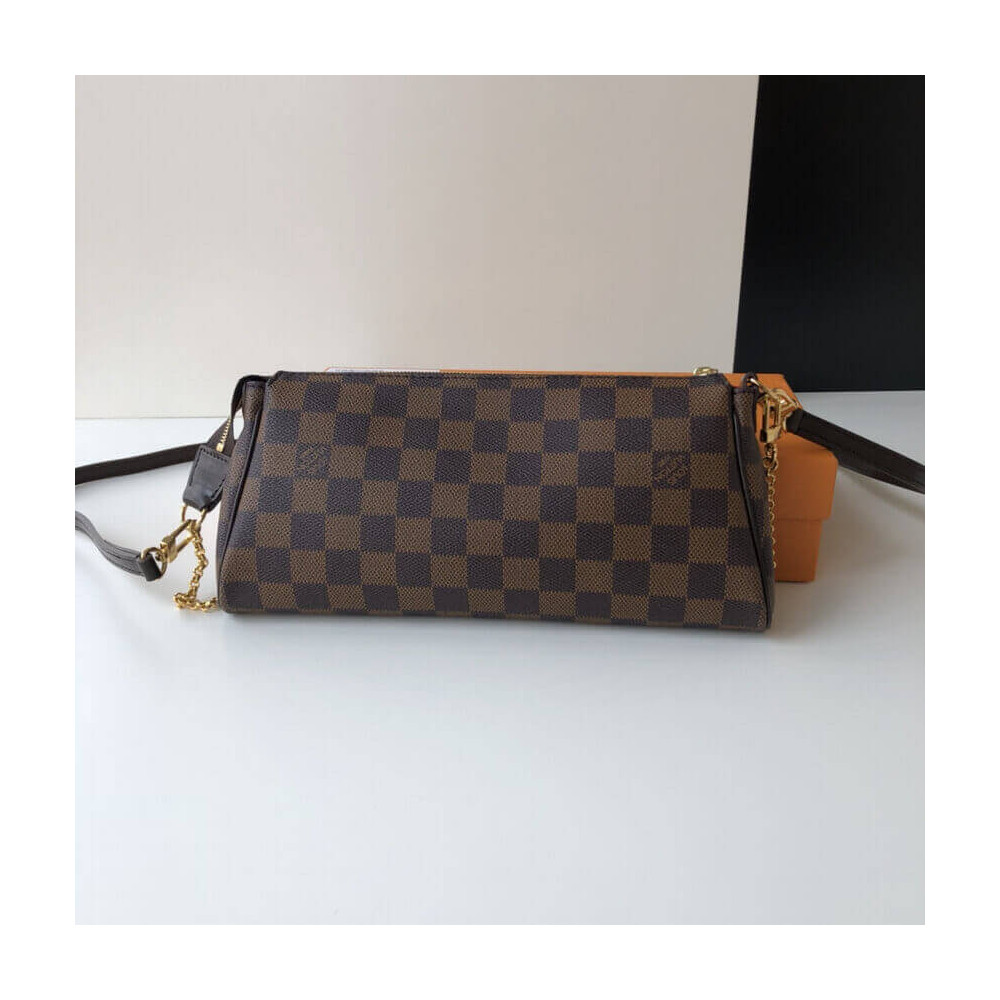 Louis Vuitton Damier Ebene Canvas Eva Clutch N55213