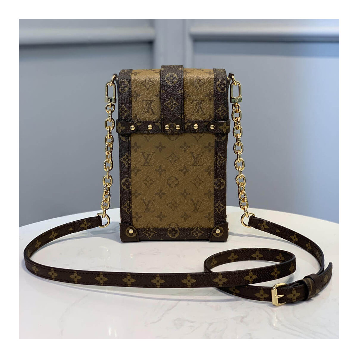 Louis Vuitton Vertical Trunk Pochette M67873