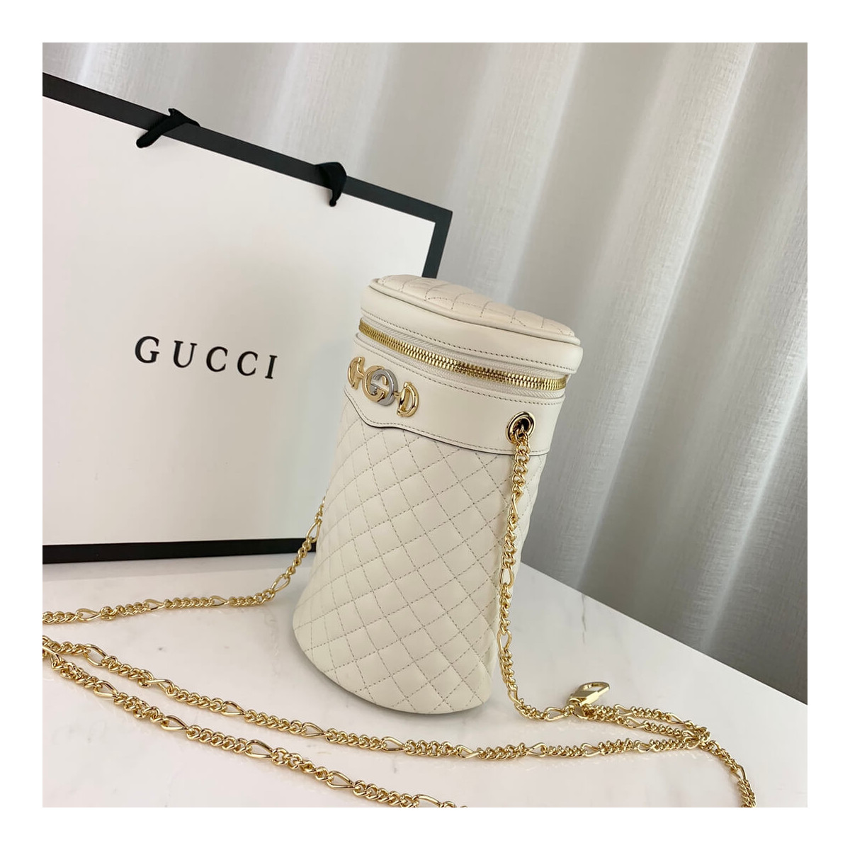 Gucci Quilted Leather Belt Bag 572298