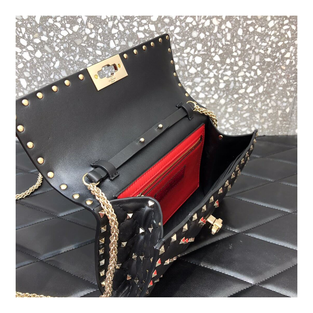 Valentino Rockstud Spike Chain Bag 0137