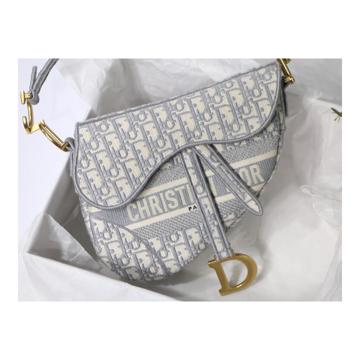 Christian Dior Oblique Saddle Bag M0446