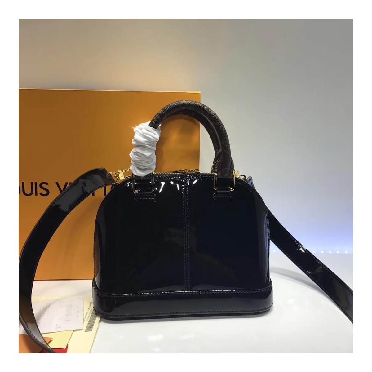 Louis Vuitton Patent Leather Alma BB M54785