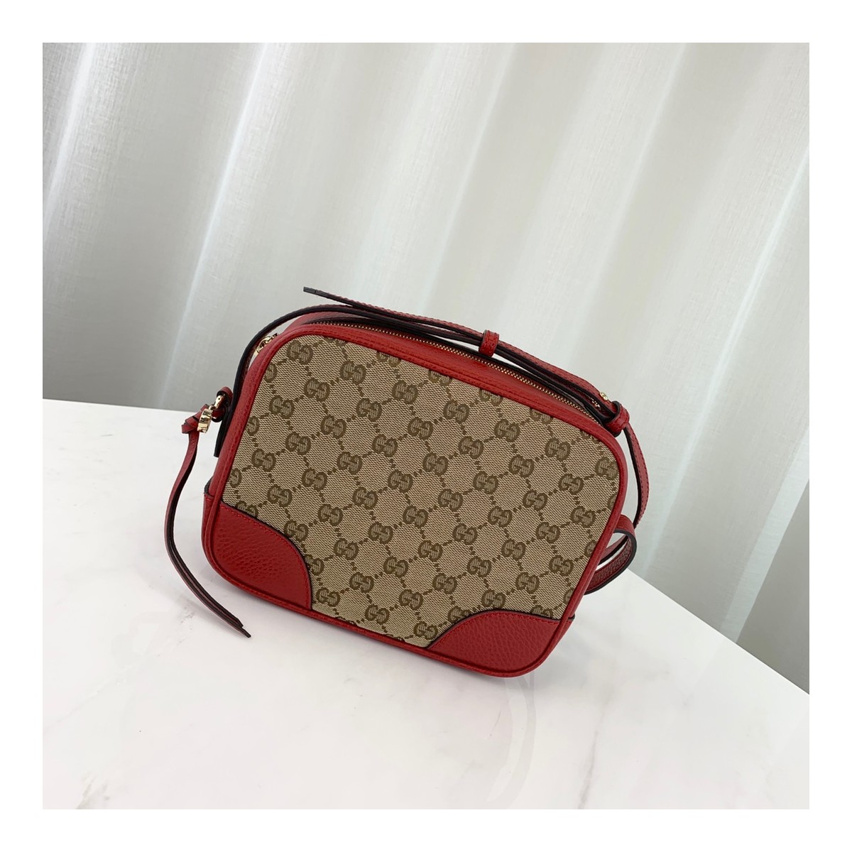 Gucci Bree Original GG Canvas Mini Messenger Bag 387360