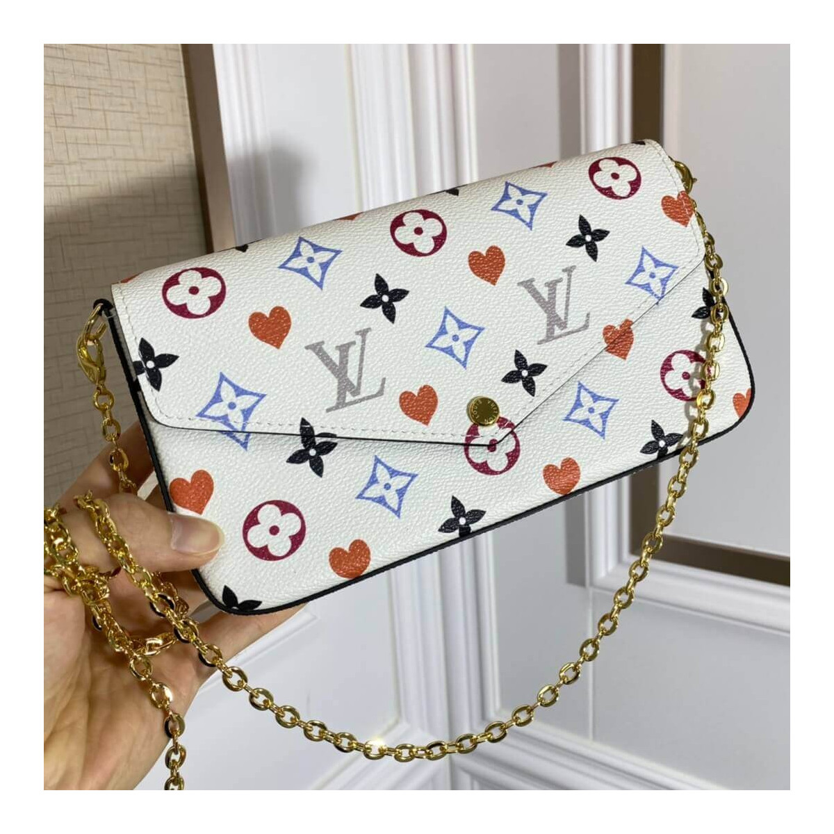 Louis Vuitton Monogram Multicolor Felicie Pochette M61276