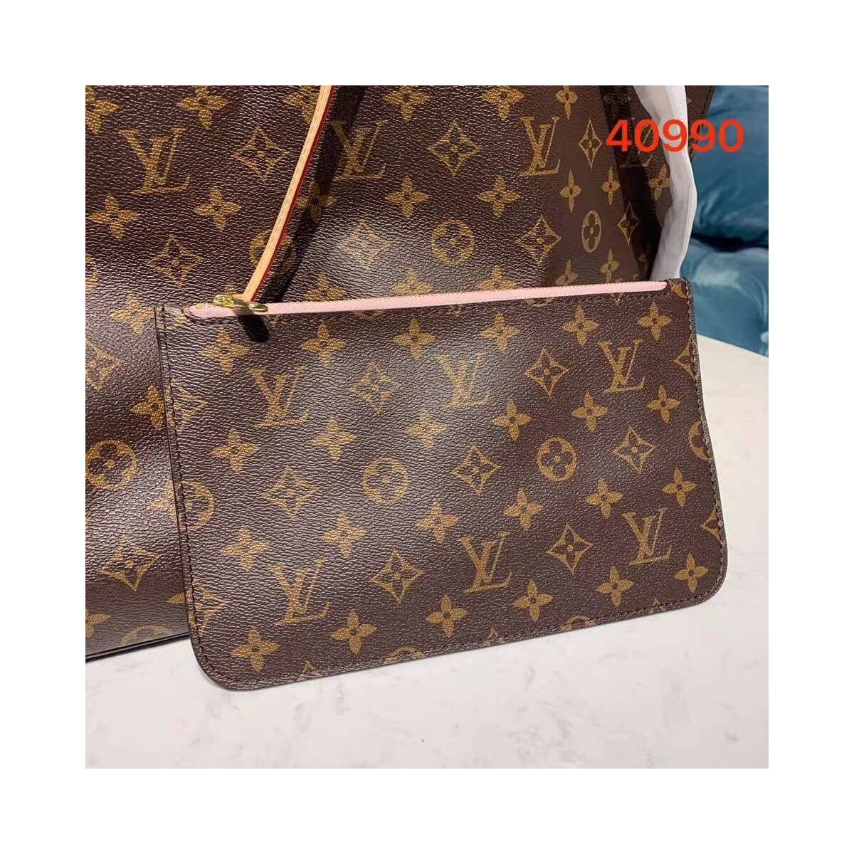 Louis Vuitton Monogram Canvas Neverfull GM M40990 Pink