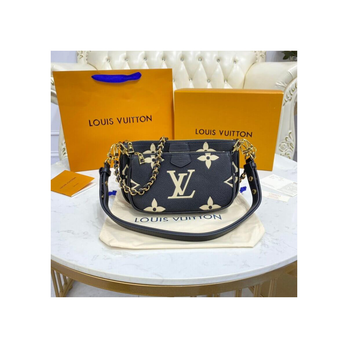 Louis Vuitton Bicolor Multi Pochette Accessoires M45777