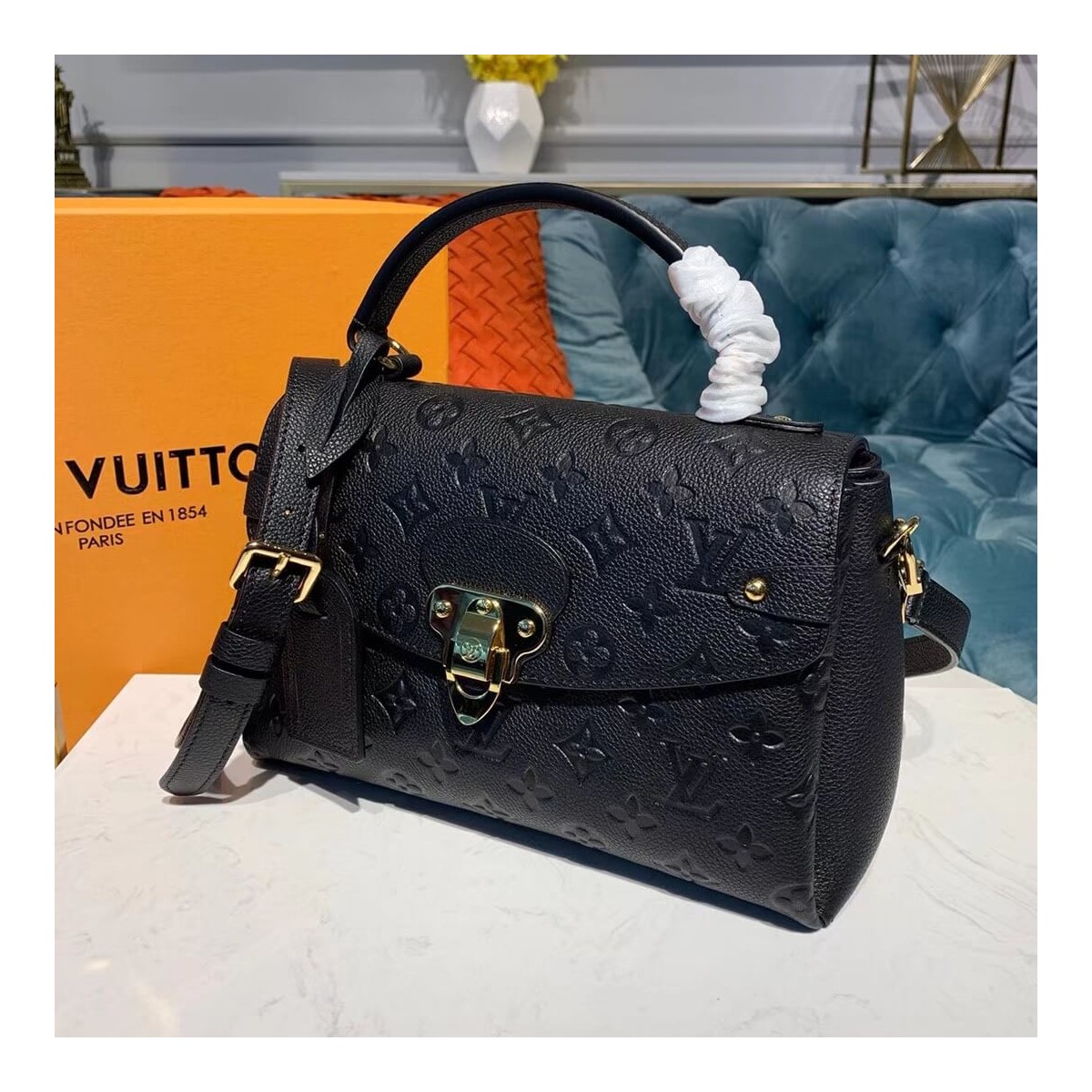 Louis Vuitton Monogram Empreinte Georges BB M53941