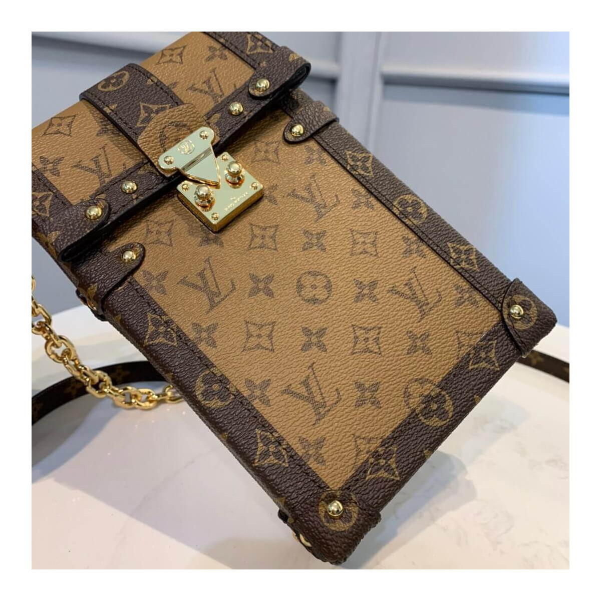 Louis Vuitton Vertical Trunk Pochette M67873