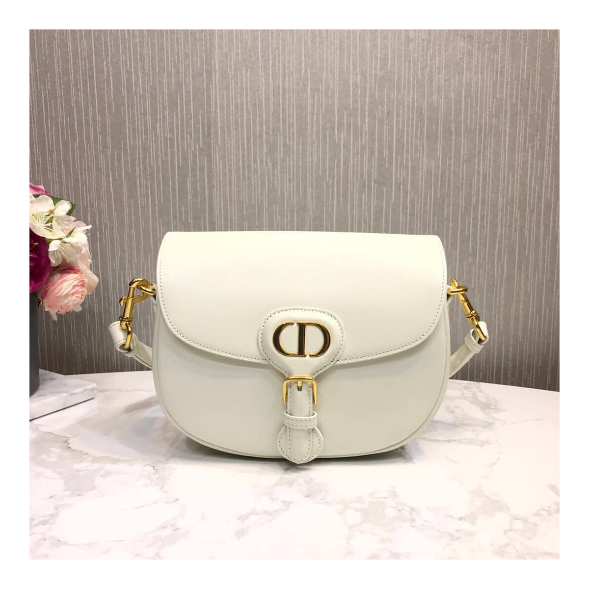 Christian Dior Medium Bobby Bag In Box Calfskin M9319