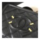 Chanel Quilted Caviar Small Vanity Case A93342