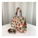 Gucci Zumi Strawberry Print Small Top Handle Bag 569712