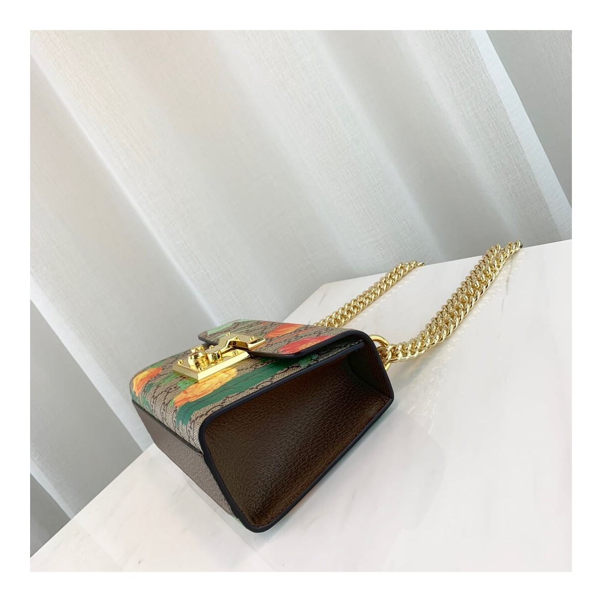 Gucci Padlock Small Gucci Tian Shoulder Bag 409487