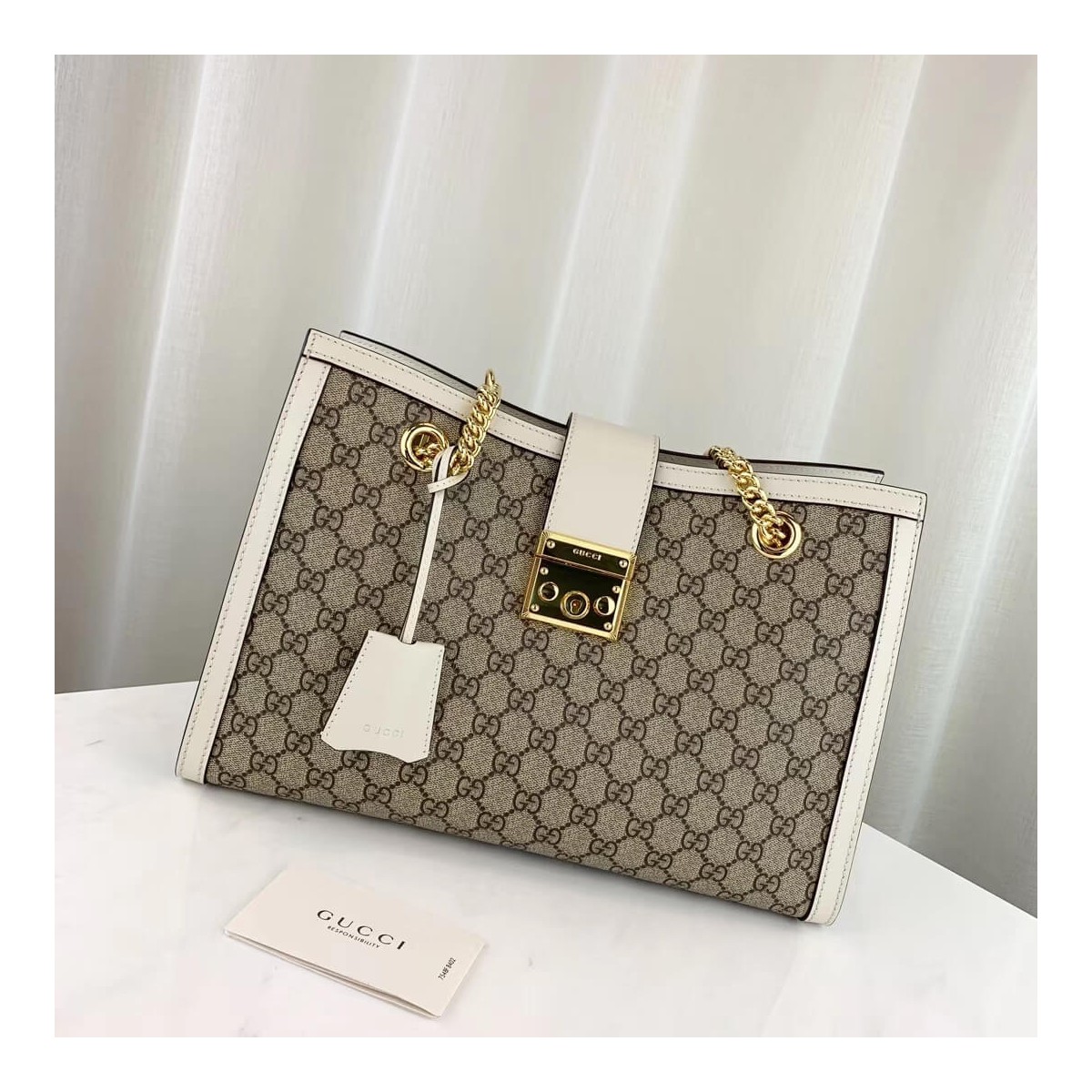 Gucci Padlock Medium GG Shoulder Bag 479197