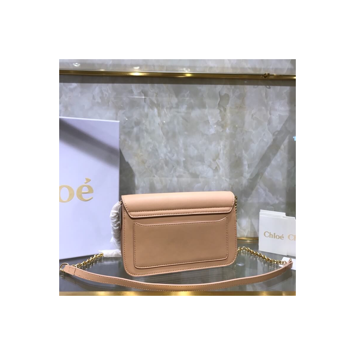 Chloe C Clutch With Chain S1159