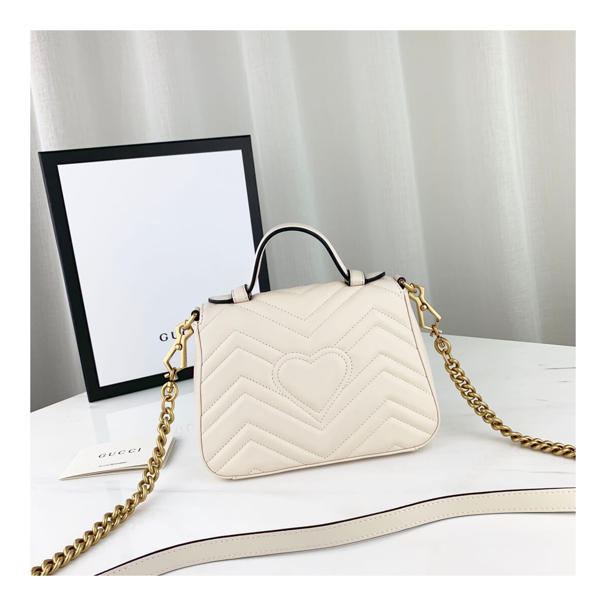 Gucci GG Marmont Mini Top Handle Bag 547260