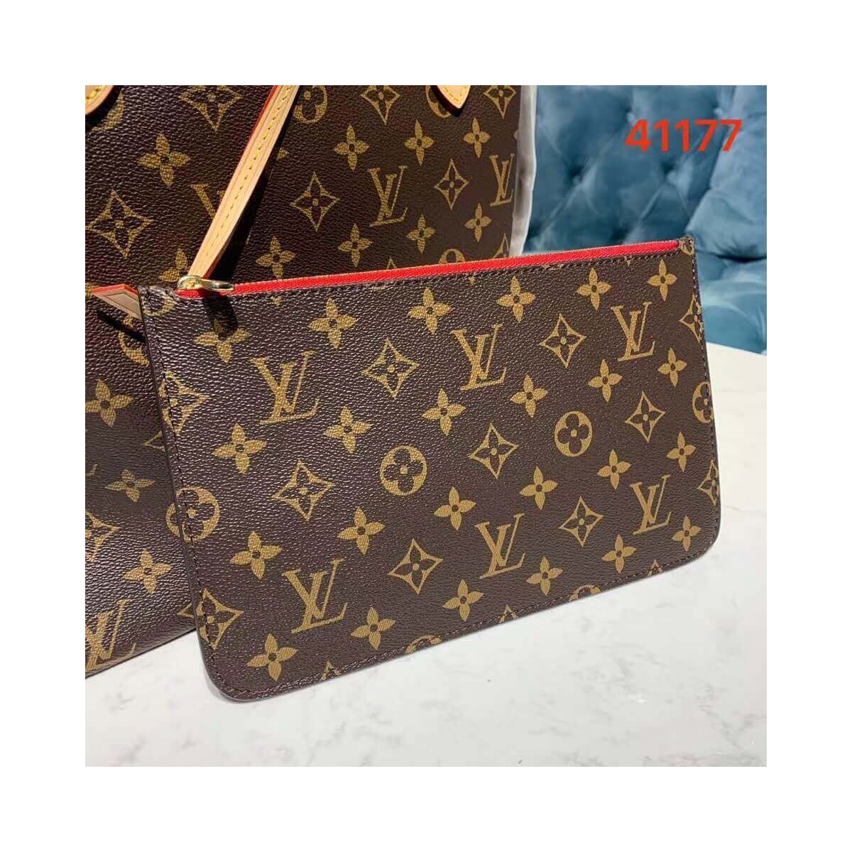 Louis Vuitton Monogram Canvas Neverfull MM M41177