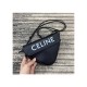 Celine Triangle Bag In Smooth Calfskin With Celine Print 195903