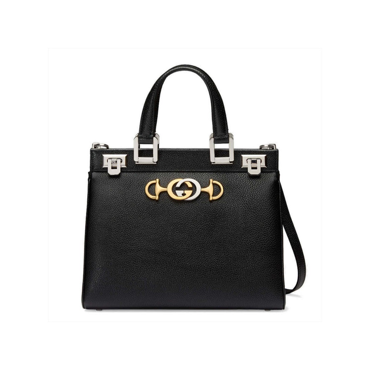 Gucci Zumi Grainy Leather Small Top Handle Bag 569712