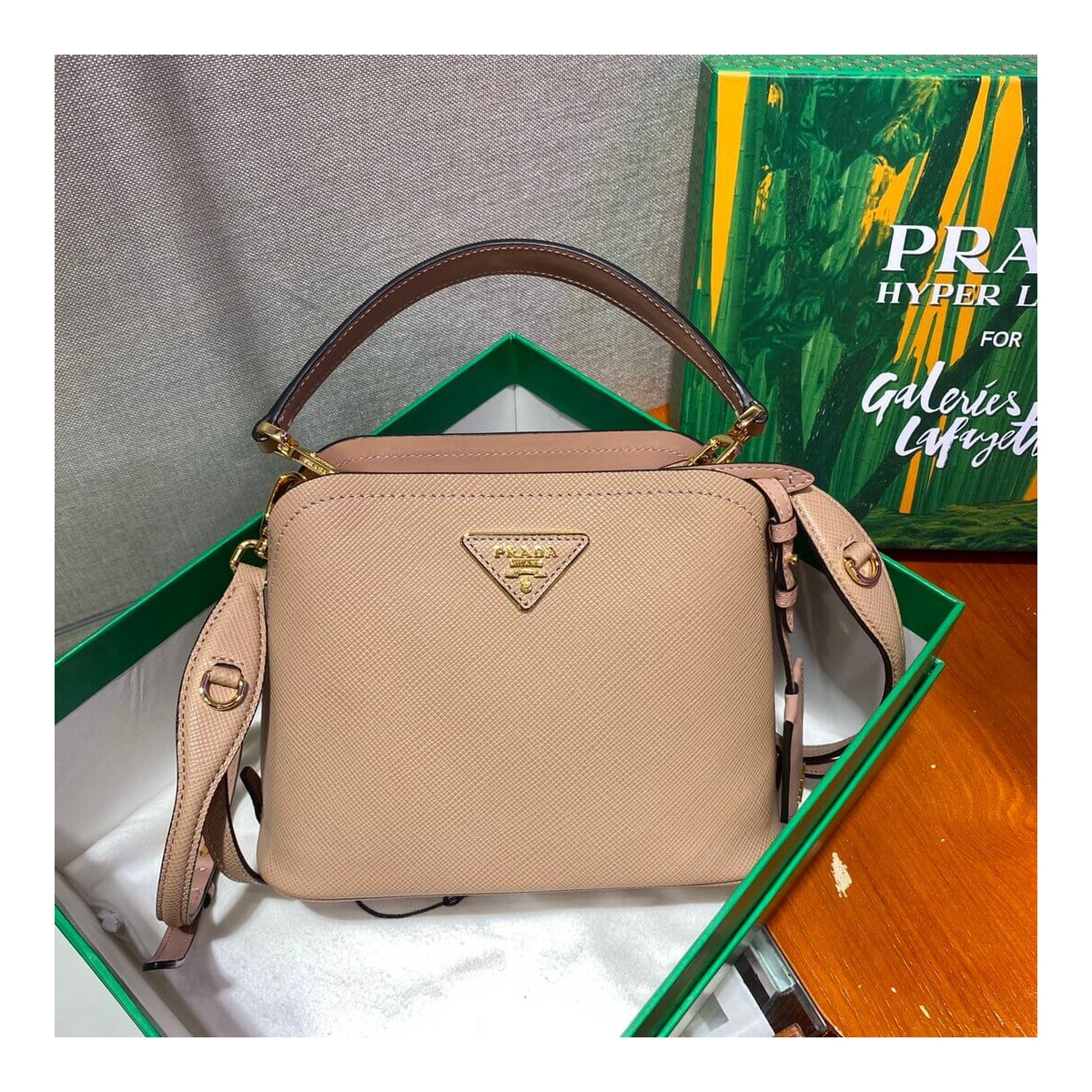 Prada Matinée Micro Saffiano Leather Bag 1BA286