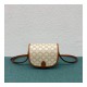 Celine Medium Folco Bag In Triomphe Canvas 191502 White