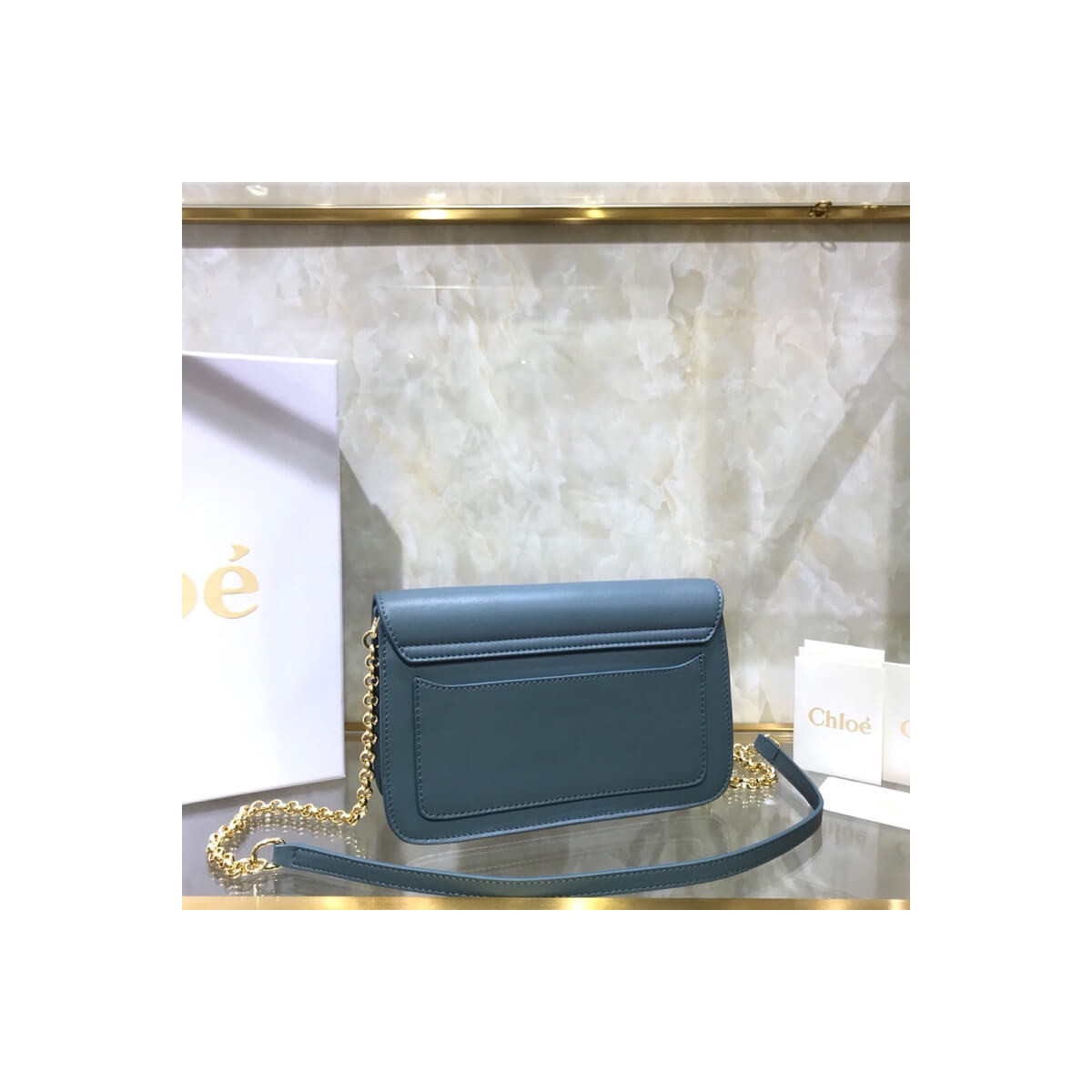 Chloe C Clutch With Chain S1159