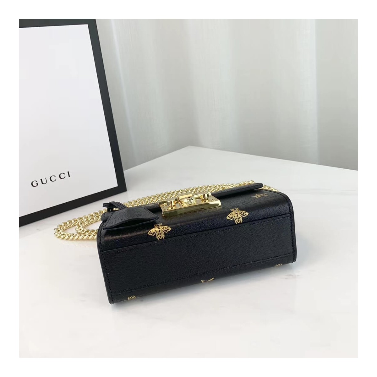 Gucci Padlock Bee Star Small Shoulder Bag 432182