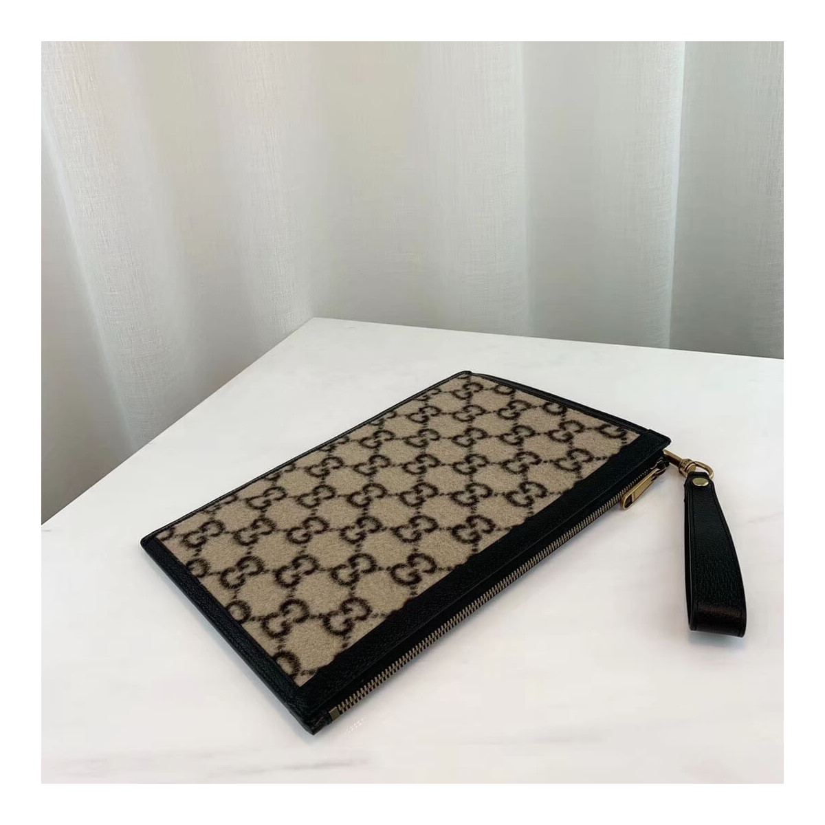 Gucci GG Wool Pouch 597627