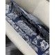 Dior Book Tote Blue Toile de Jouy Reverse Embroidery M1286