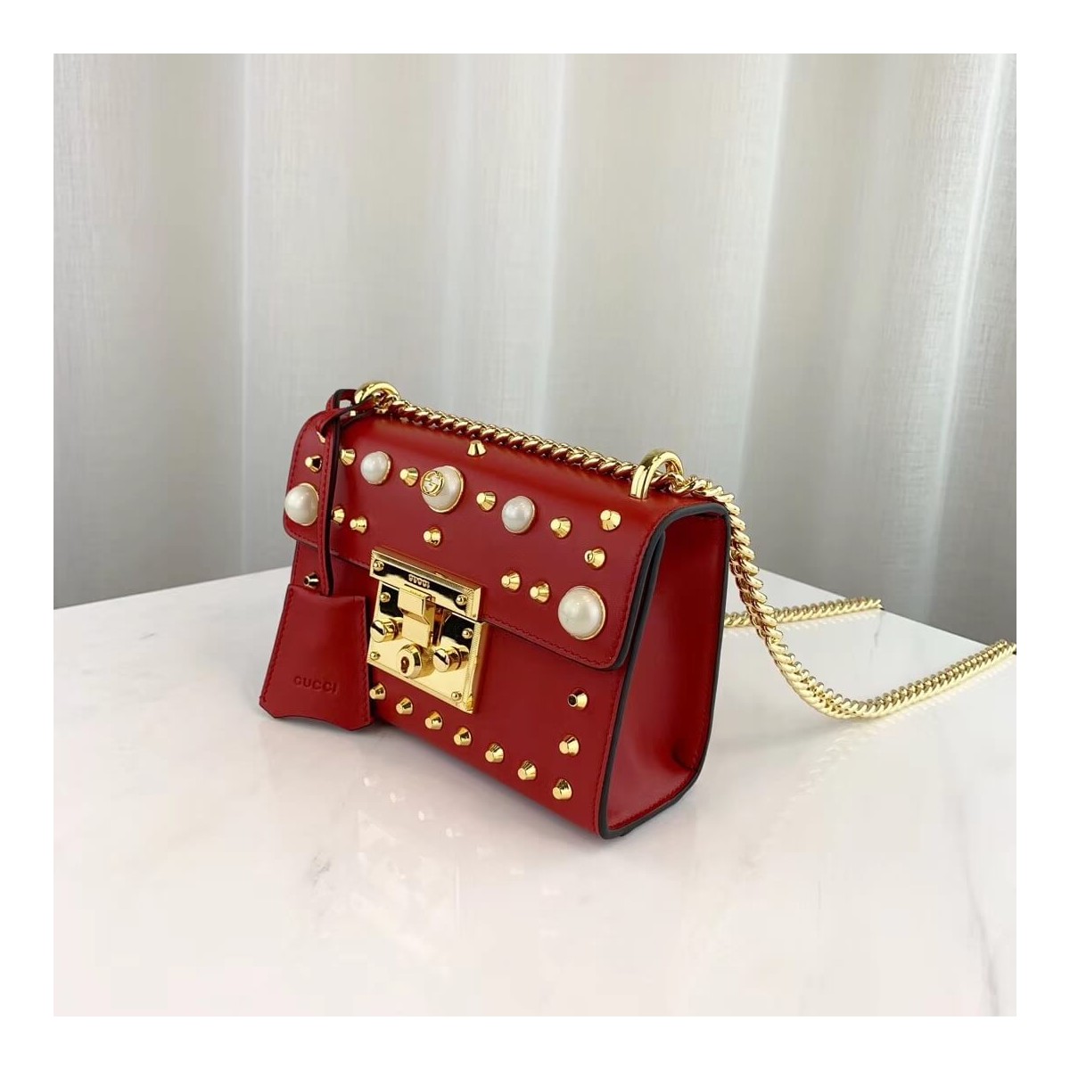 Gucci Padlock Bee Star Small Shoulder Bag 432182