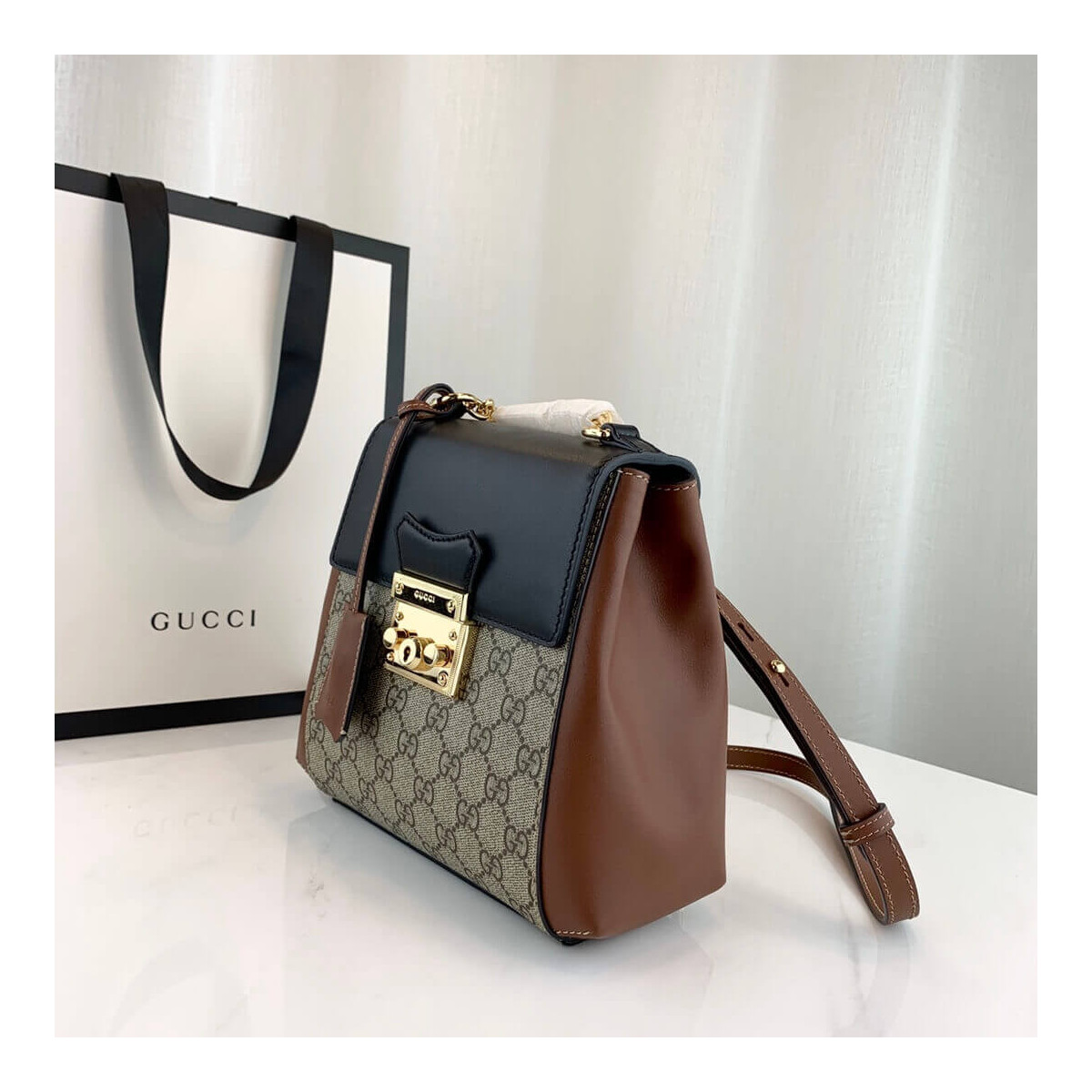 Gucci Padlock GG Supreme Backpack 498194