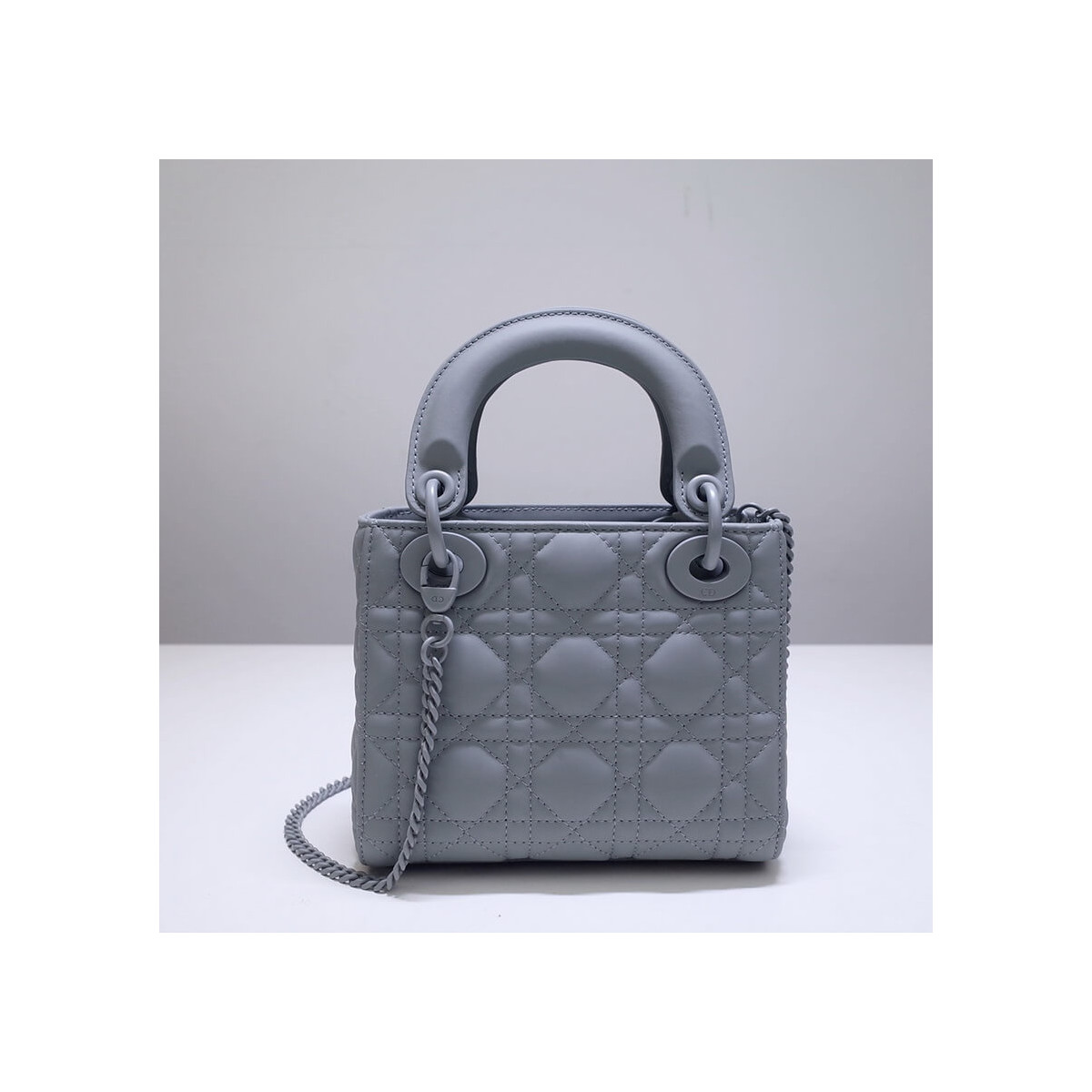 Dior Mini Lady Dior Bag in Ultramatte Cannage Calfskin M0505