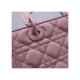 Dior Medium Lady Dior Bag in Ultramatte Cannage Calfskin M0565