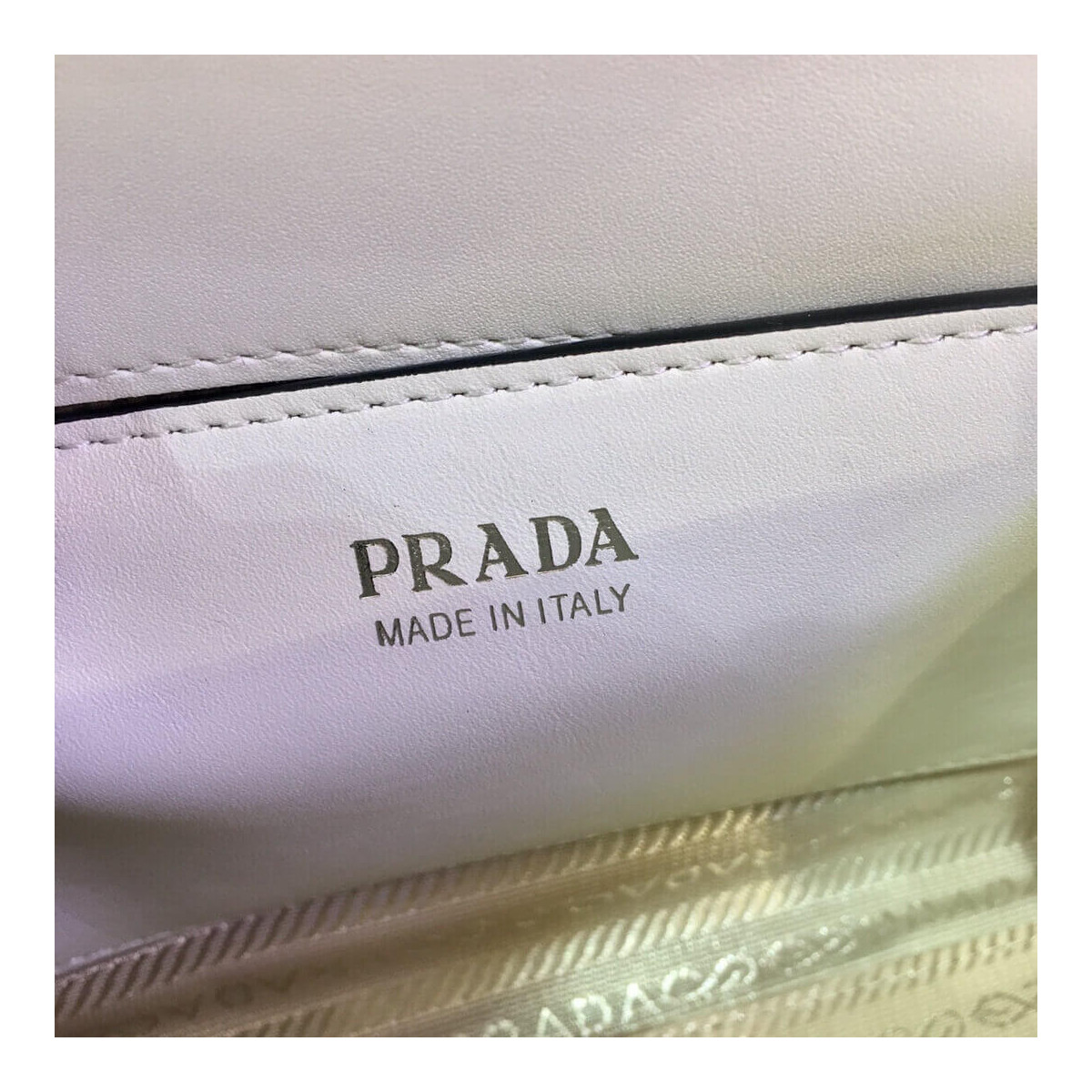 Prada Saffiano Leather Monochrome Bag 1BD127