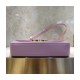 Celine Triomphe Shoulder Bag In Shiny Calfskin 194143 Lavender Grey