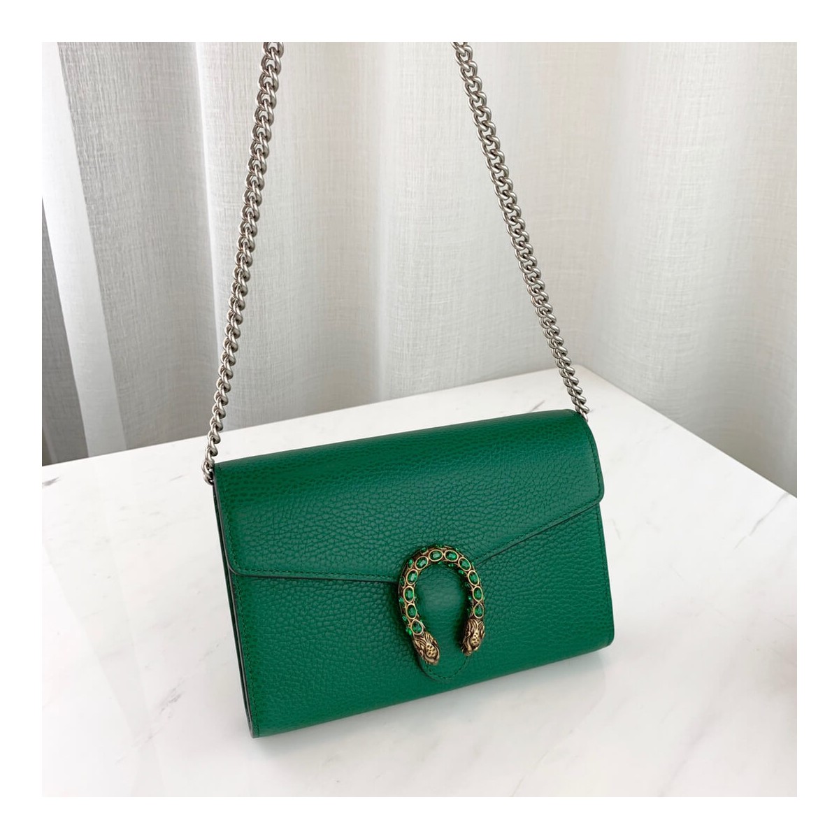 Gucci Dionysus Leather Mini Chain Bag 401231