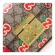 Gucci GG Apple Print Padlock Small Shoulder Bag 409487