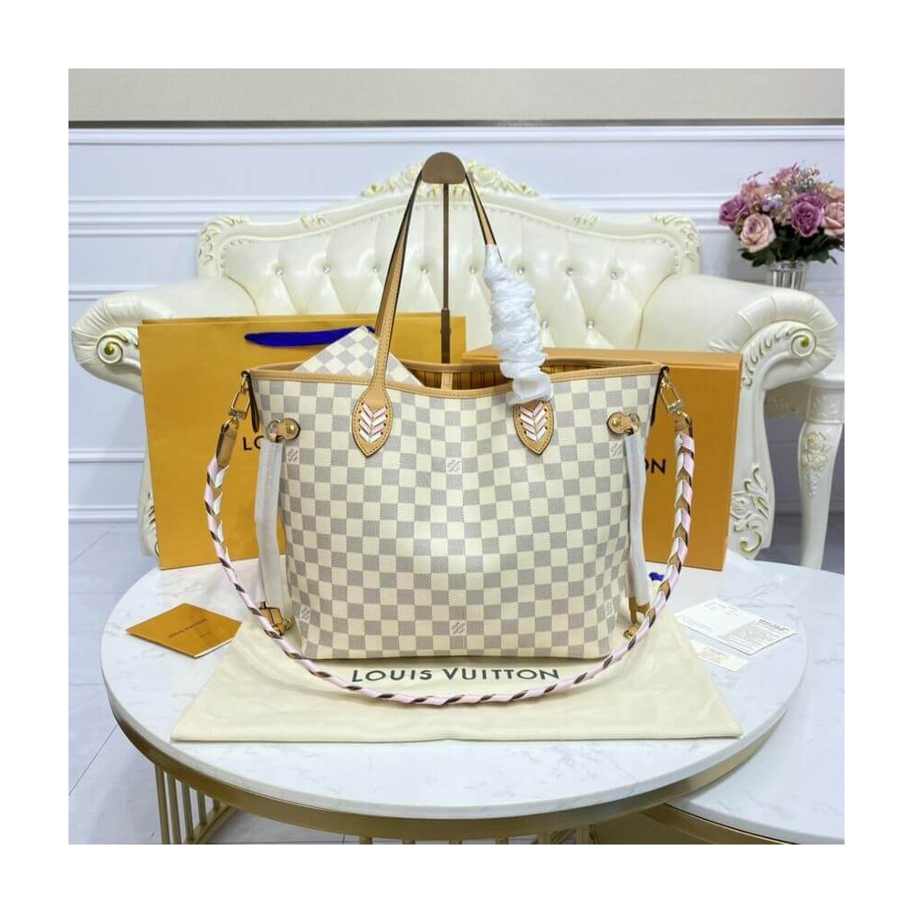 Louis Vuitton Damier Azur Neverfull MM N50047