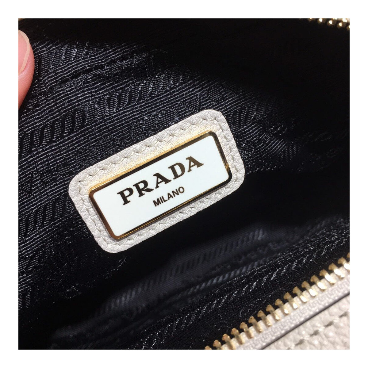 Prada Leather Shoulder Bag 1BH082