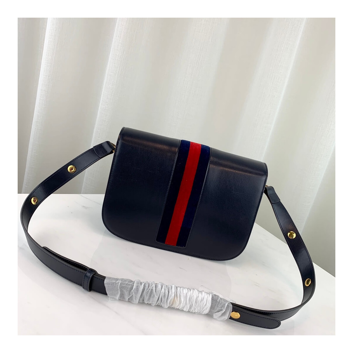 Gucci 1955 Horsebit Shoulder Bag 602204 Blue