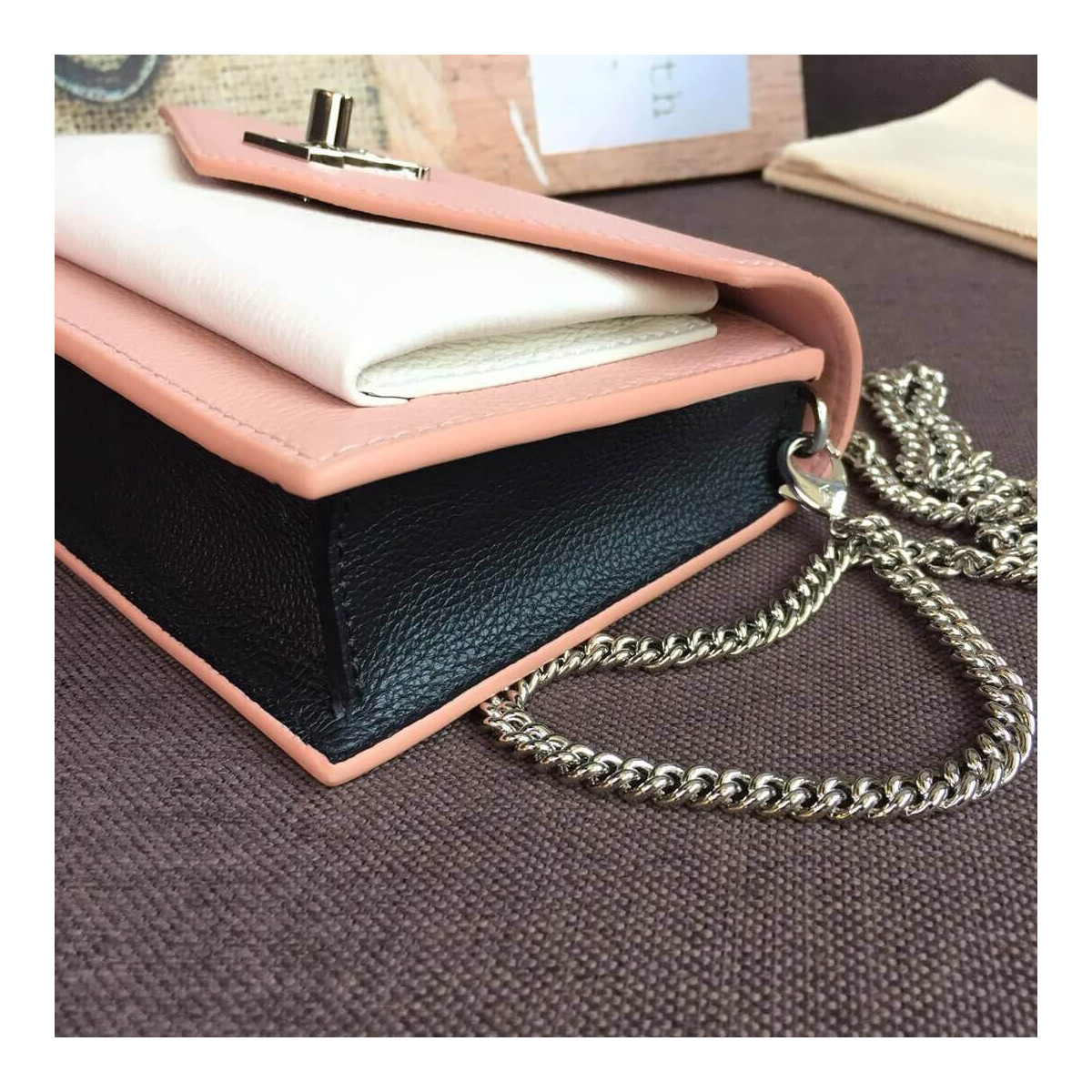 Louis Vuitton Mylockme Chain Pochette M63471 M63980